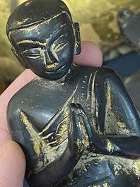 Bouddha Shan en bronze avec traces de dorure, Birmanie, 16/17&egrave;me