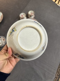 Een gevarieerde collectie Chinees famille rose en Imari-stijl porselein, Yongzheng en later
