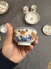 Een gevarieerde collectie Chinees famille rose en Imari-stijl porselein, Yongzheng en later