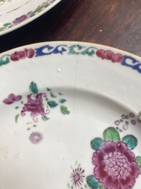 Collection vari&eacute;e en porcelaine de Chine en grisaille et famille rose, Yongzheng/Qianlong