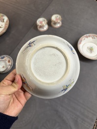Een gevarieerde collectie Chinees famille rose en Imari-stijl porselein, Yongzheng en later