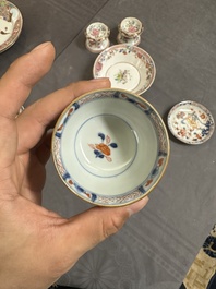 Een gevarieerde collectie Chinees famille rose en Imari-stijl porselein, Yongzheng en later