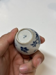 A varied collection of Chinese blue and white porcelain, Kangxi/Qianlong