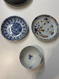 Collection vari&eacute;e en porcelaine de Chine, Kangxi et post&eacute;rieur