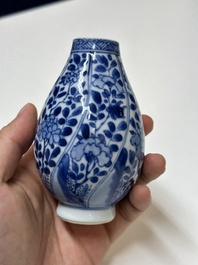 A varied collection of Chinese blue and white porcelain, Kangxi/Qianlong