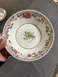 Een gevarieerde collectie Chinees famille rose en Imari-stijl porselein, Yongzheng en later