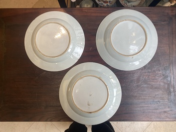 Collection vari&eacute;e en porcelaine de Chine en grisaille et famille rose, Yongzheng/Qianlong