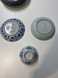 Collection vari&eacute;e en porcelaine de Chine, Kangxi et post&eacute;rieur
