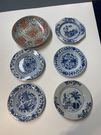 Collection vari&eacute;e en porcelaine de Chine, Kangxi et post&eacute;rieur