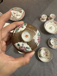 Een gevarieerde collectie Chinees famille rose en Imari-stijl porselein, Yongzheng en later