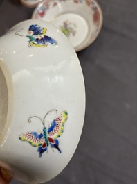 Een gevarieerde collectie Chinees famille rose en Imari-stijl porselein, Yongzheng en later