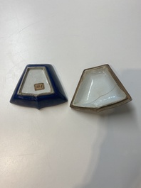 Collection vari&eacute;e en porcelaine de Chine, Kangxi et post&eacute;rieur