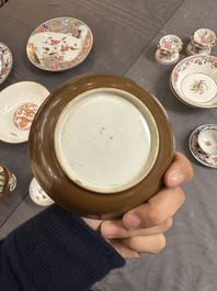 Een gevarieerde collectie Chinees famille rose en Imari-stijl porselein, Yongzheng en later