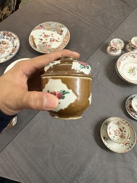 Een gevarieerde collectie Chinees famille rose en Imari-stijl porselein, Yongzheng en later