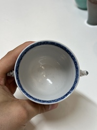 A varied collection of Chinese blue and white porcelain, Kangxi/Qianlong