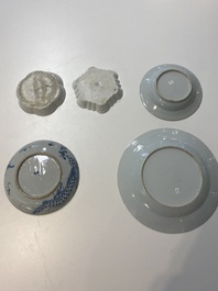 Collection vari&eacute;e en porcelaine de Chine, Kangxi et post&eacute;rieur