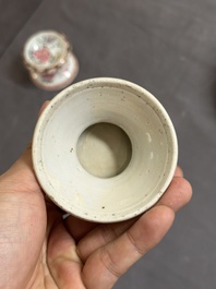 Een gevarieerde collectie Chinees famille rose en Imari-stijl porselein, Yongzheng en later