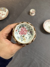 Een gevarieerde collectie Chinees famille rose en Imari-stijl porselein, Yongzheng en later