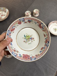 Een gevarieerde collectie Chinees famille rose en Imari-stijl porselein, Yongzheng en later