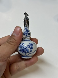 A varied collection of Chinese blue and white porcelain, Kangxi/Qianlong