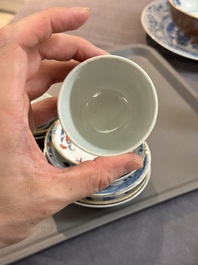 A varied collection of Chinese porcelain, Kangxi and later