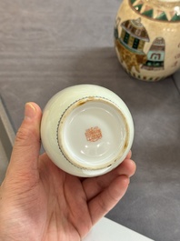 A varied collection of Chinese porcelain, Kangxi and later