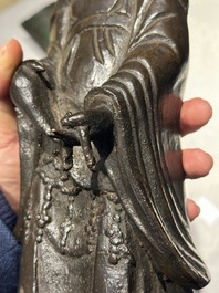 Sculpture de Guanyin en bronze, Chine, Ming