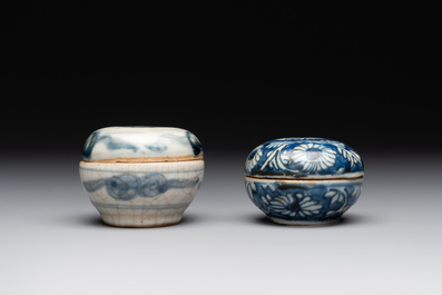 A varied collection of Chinese and Vietnamese blue and white wares, 14th C. and later