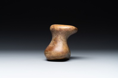 A Chinese scholar's rock on wooden stand, Ming or later