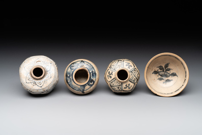A varied collection of Chinese and Vietnamese blue and white wares, 14th C. and later