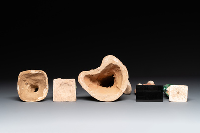 Five various Chinese terracotta figures, Northern Wei/Sui/Ming