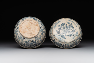 A varied collection of Chinese and Vietnamese blue and white wares, 14th C. and later