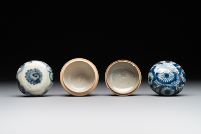 A varied collection of Chinese and Vietnamese blue and white wares, 14th C. and later