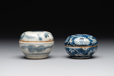 A varied collection of Chinese and Vietnamese blue and white wares, 14th C. and later
