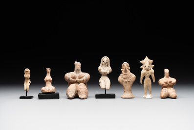 An exceptional collection of terracotta idols, Mehrgarh, Syro-Hittite states and Indus Valley, 35th/3rd C. B.C.