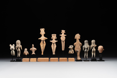 An exceptional collection of terracotta idols, Mehrgarh, Syro-Hittite states and Indus Valley, 35th/3rd C. B.C.