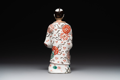 A Japanese Imari figure of a Bijin, Edo, 1st half 18th C.