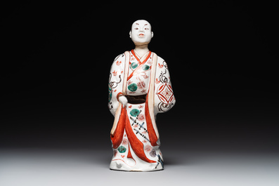 A Japanese Imari figure of a Bijin, Edo, 1st half 18th C.