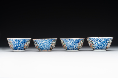 A Chinese famille rose 20-piece tea service, Yongzheng/Qianlong