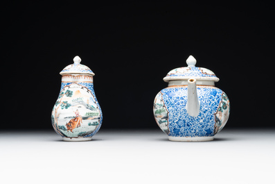 A Chinese famille rose 20-piece tea service, Yongzheng/Qianlong