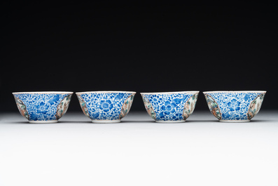 A Chinese famille rose 20-piece tea service, Yongzheng/Qianlong