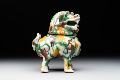 A Chinese sancai 'luduan' censer, Kangxi