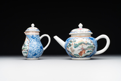 A Chinese famille rose 20-piece tea service, Yongzheng/Qianlong