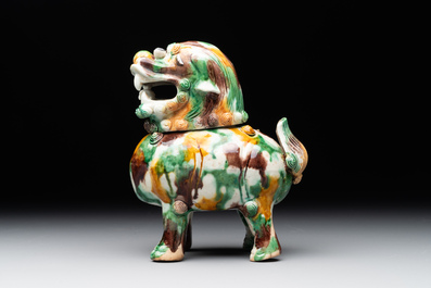 A Chinese sancai 'luduan' censer, Kangxi