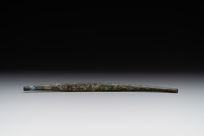 A group of seven bronze and pottery objects, Syria, Persia, and Luristan, 3rd C. and earlier