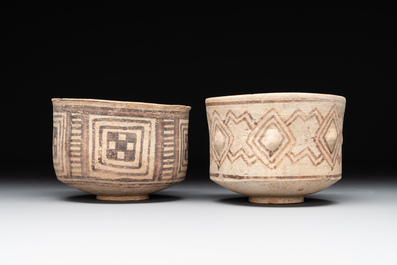A varied collection of four terracotta animal sculptures and two bowls, Indus Valley, Iran, Pakistan and Afghanistan, 29th/3rd C. B.C.