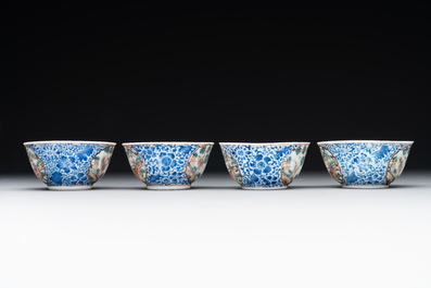 A Chinese famille rose 20-piece tea service, Yongzheng/Qianlong