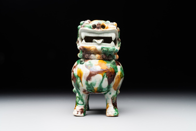 A Chinese sancai 'luduan' censer, Kangxi