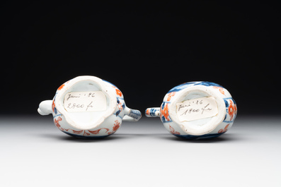 A varied collection of fourteen Chinese Imari-style wares, Kangxi/Qianlong