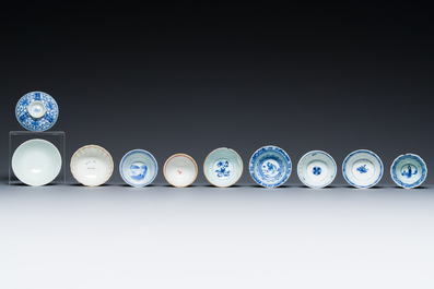 A very extensive collection of Chinese cups and saucers, Kangxi and later